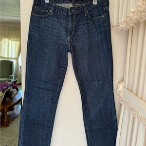 Banana Republic Women's Straight Leg Jeans - Dark Blue